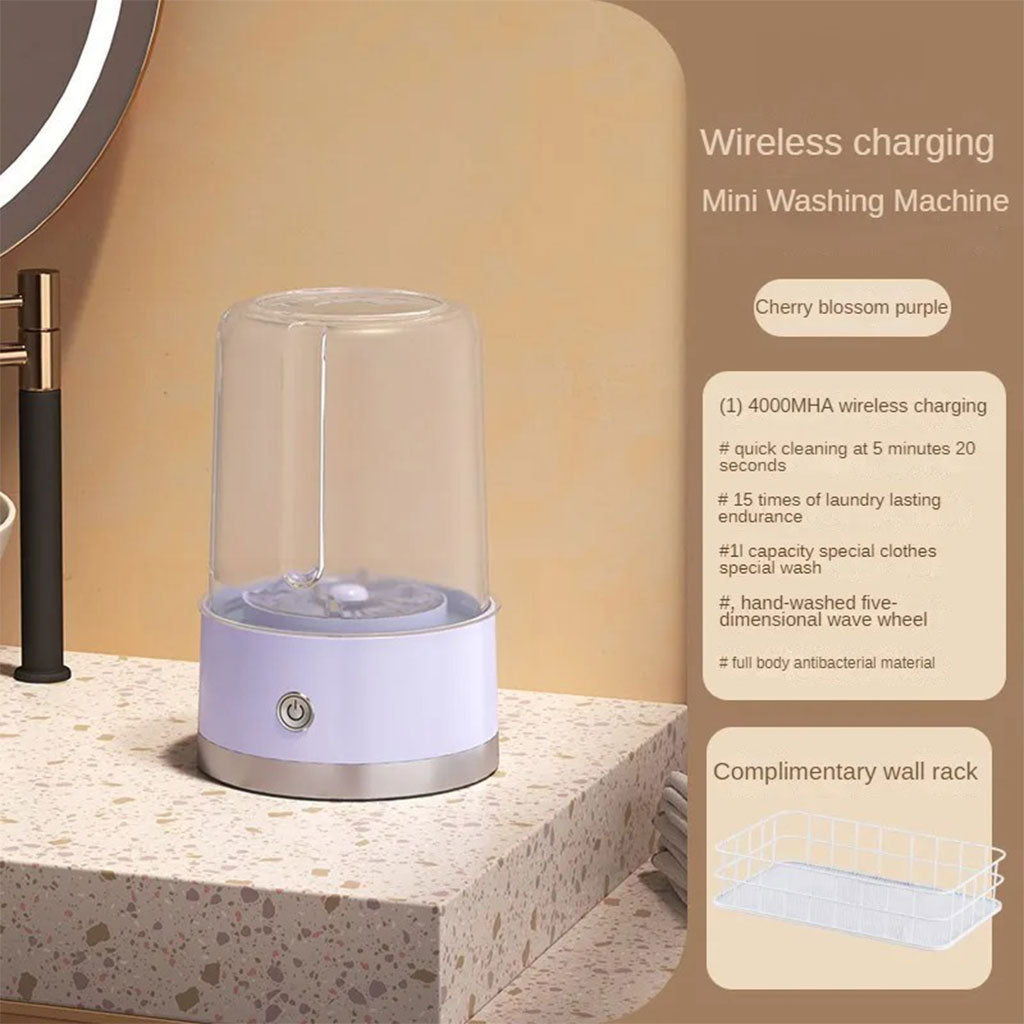 Mini-machine à laver portable rechargeable pour sous-vêtements – غسالة ملابس داخلية محمولة