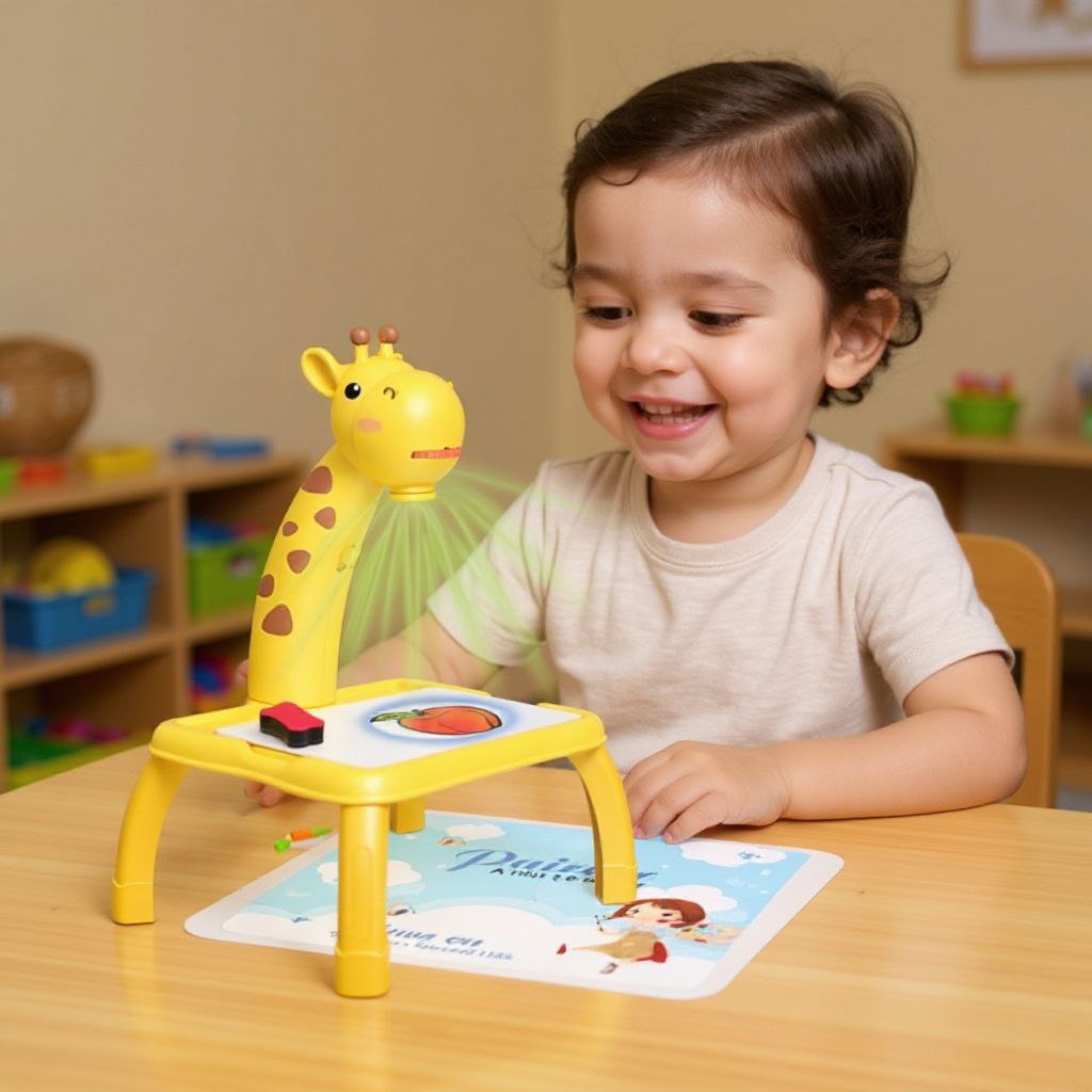 Projecteur de Dessin Éducatif pour Enfants Giraffe – بروجيكتور رسم تعليمي للأطفال